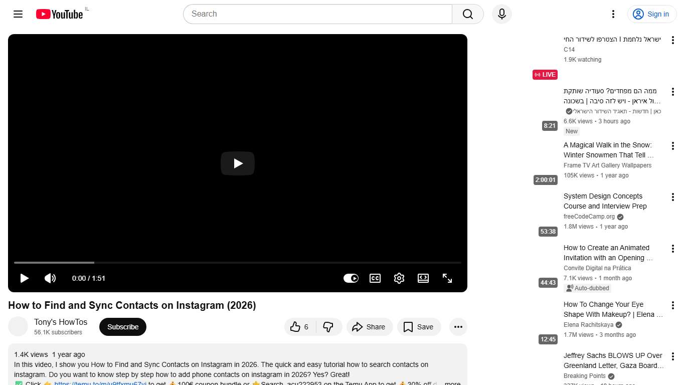How to Find and Sync Contacts on Instagram (2026) - YouTube